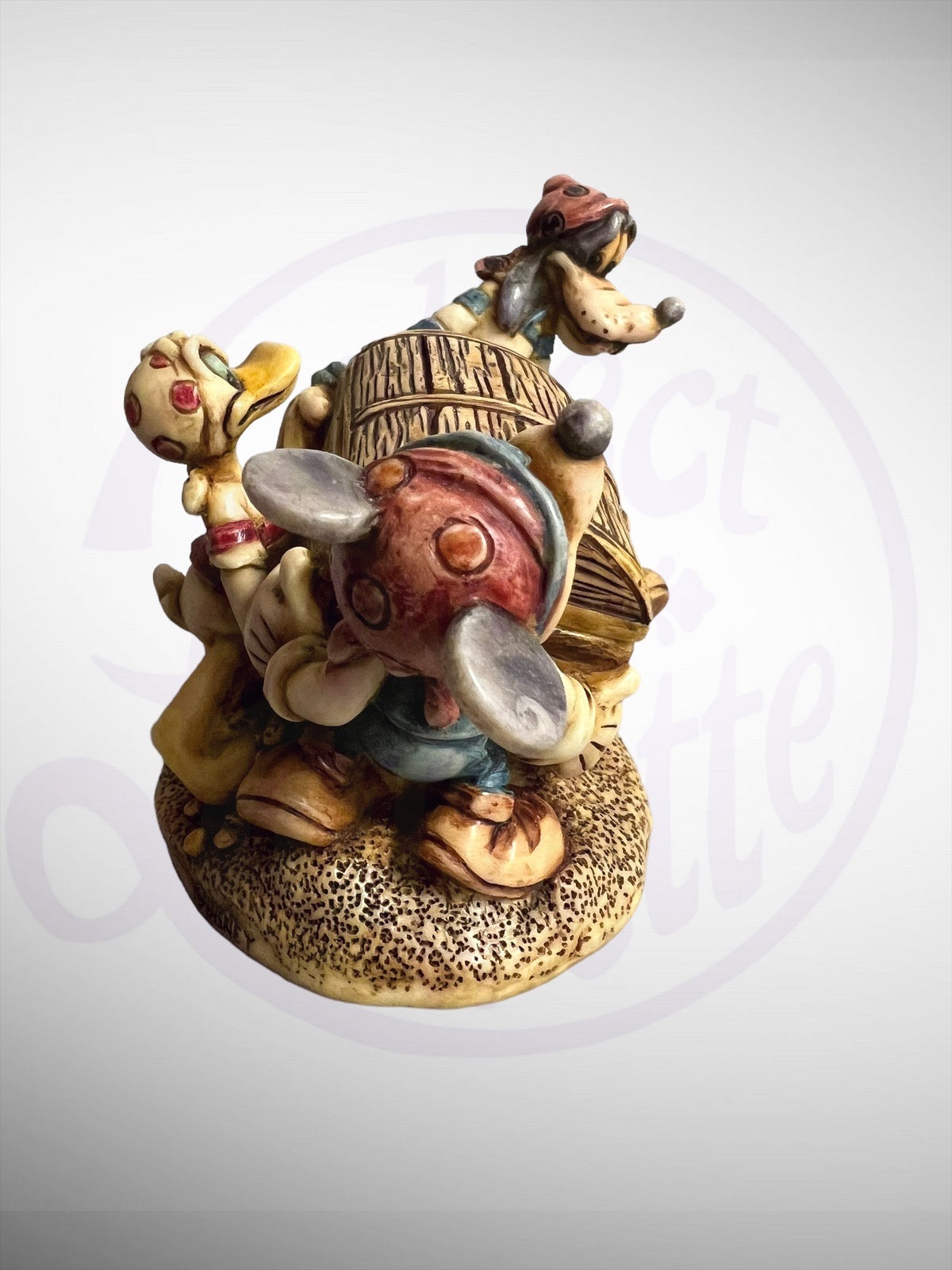 Harmony Kingdom Box - Disney A Pirate's Life For Me Mickey Donald Goofy Figurine No Box